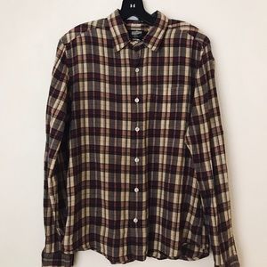 BDG- Long Sleeve Flannel Plaid Shirt